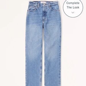 Abercrombie 90s Straight Ultra High Rise Jeans